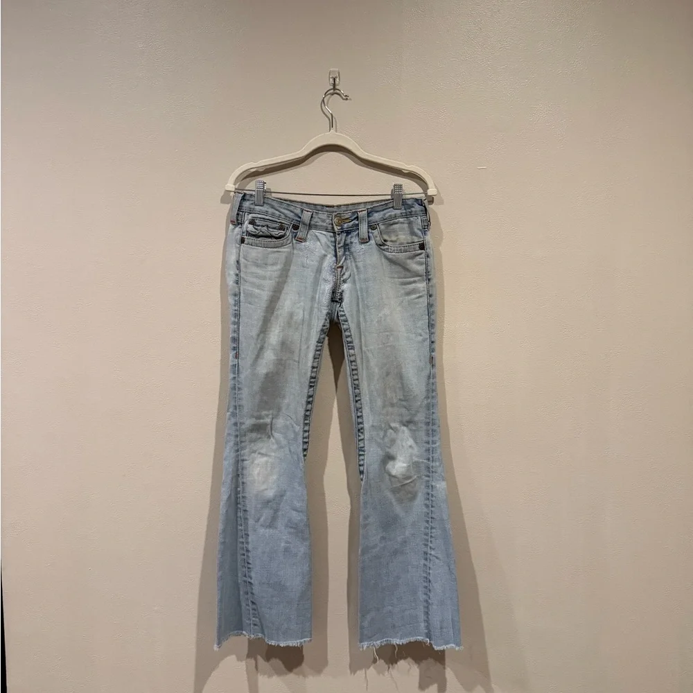 True Religion Light Blue Denim Jeans - Picture 2 of 5
